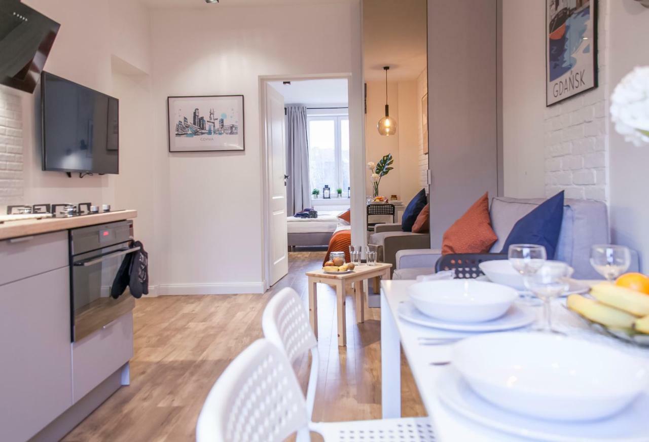 Family Luxury Comfort Old Town Apartament, 1-8, 2 Sypialnie I Salon, Parking W Cenie Γκντανσκ Εξωτερικό φωτογραφία